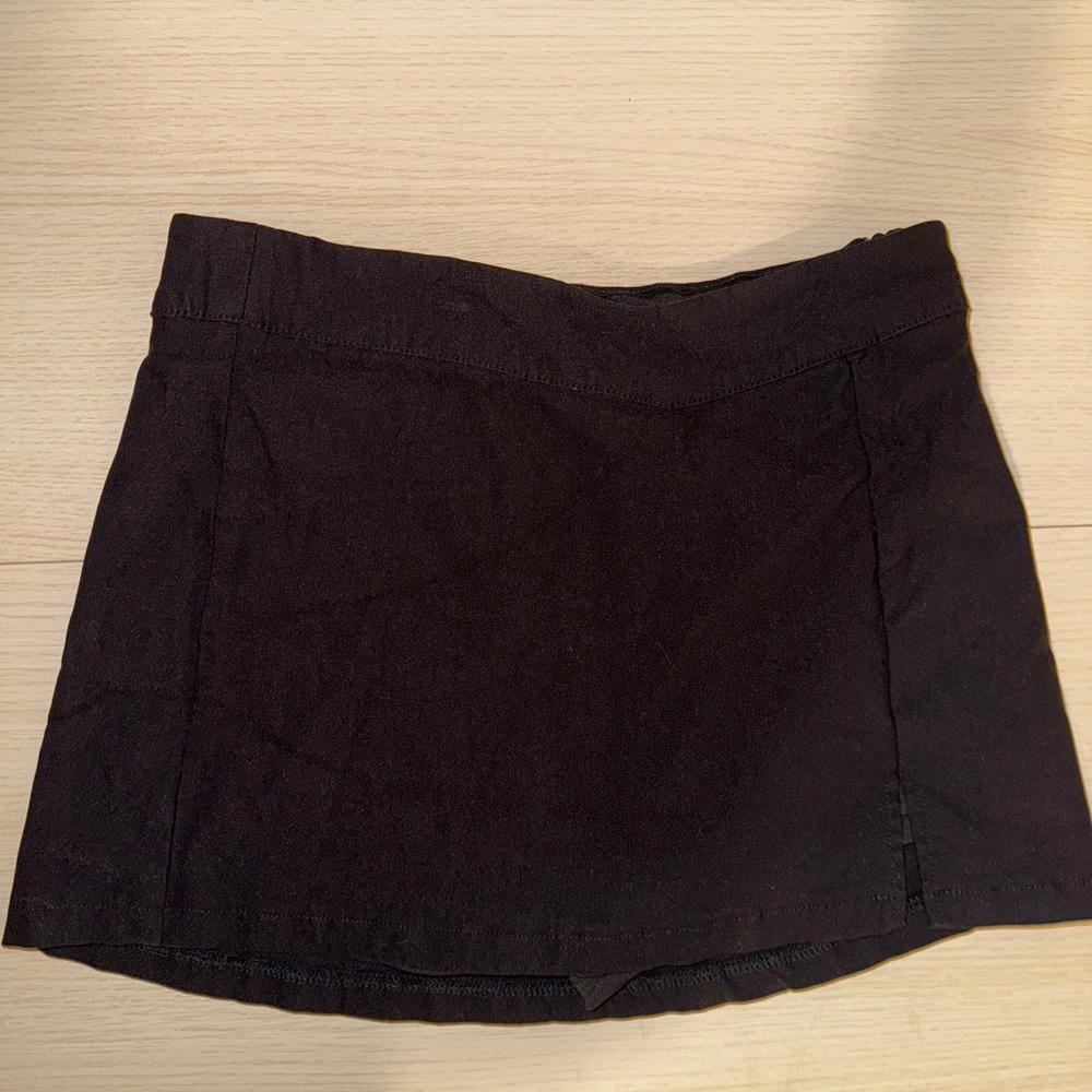 Garage Black Mini Skort